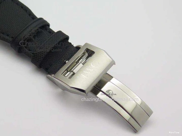 MIROTIME 0412 EasyCare Pilot Chrono IW388001 Real Ceramic ZF 1:1 Best Edition On Black Nylon Strap A 7279